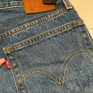 Levi’s big E VINTAGE 501 denim jeans shorts 26